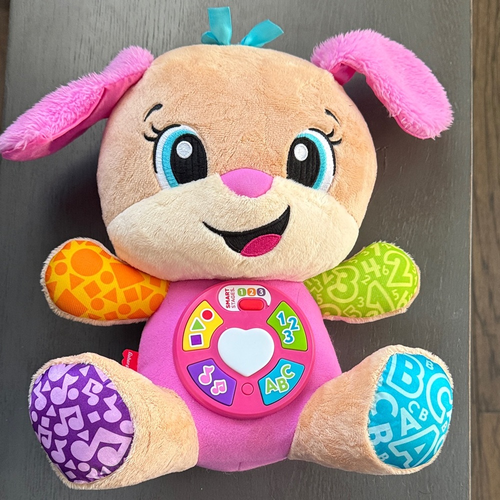 Fisher-Price Colorful Learning Plush Puppy